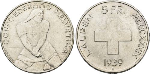 SCHWEIZ   5 Franken 1936 ... 