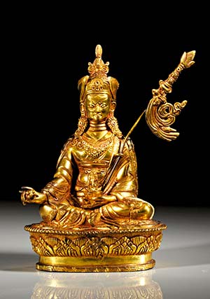 Sitzende Statue des Guru Padmasambhava. ... 