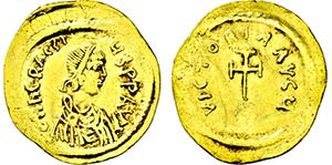 HERACLIUS. 610-641, Au-Semissis. Drapierte ... 