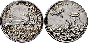 AUGSBURG, FREIE REICHSSTADT   Medaille 1704 ... 