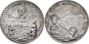 AUGSBURG, FREIE REICHSSTADT   Medaille 1730 ... 