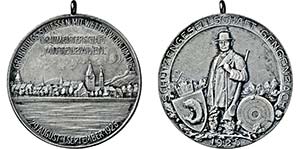 BADEN, LAND   Medaille 1925 der ... 