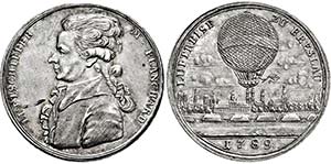 BRESLAU, STADT   Medaille 1789 (unsigniert; ... 