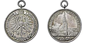 ESSLINGEN, REICHSSTADT   Medaille 1893 ... 