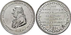 FRANKFURT, FREIE REICHSSTADT   Medaille 1809 ... 