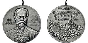 GÖPPINGEN, STADT   Medaille 1905 (Mayer & ... 