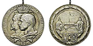 GOTHA, STADT   Medaille 1895 VII. Thüringer ... 