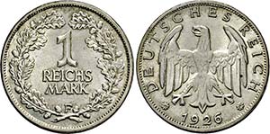 Stuttgart.1 Reichsmark 1926 F. J. 319. Feine ... 