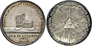 Christian VII. 1766-1808, Medaille 1793 ... 