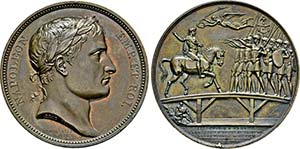 Napoléon I. 1804-1815, Bronzemedaille 1805 ... 