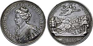Anne. 1702-1714, Medaille 1709 (Stempel von ... 