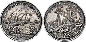 Anne. 1702-1714, Medaille 1709 (unsigniert; ... 