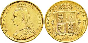 Victoria. 1837-1901, London.1/2 Sovereign ... 
