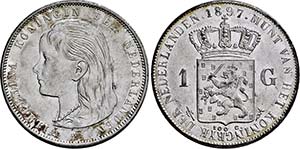 Willem III. 1849-1890, Utrecht.2 1/2 Gulden ... 
