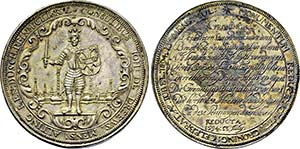 NIEDERLANDE-GRONINGEN,STAD   Medaille 1694 ... 