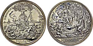 NIEDERLANDE-HAARLEM, STAD   Große Medaille ... 