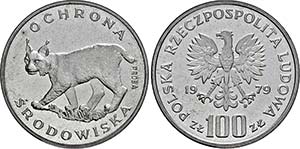 Volksrepublik. 1945-1989, 100 Zlotych 1979 P ... 