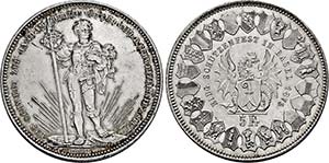 SCHWEIZ-BASEL,STADT   Medaille 1844 (Bovy) ... 
