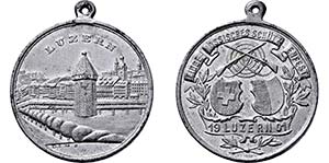 SCHWEIZ-LUZERN, STADT   Medaille 1901 auf ... 