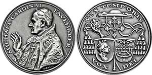 Medaille o.J. (1927) {\b Kardinal Faulhaber} ... 