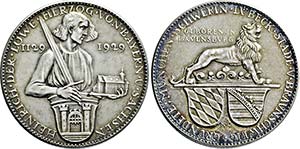 Medaille 1929 . {\b Heinrich der Löwe 800 ... 