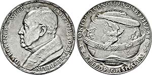 Medaille 1929 . {\b Dr. Hugo Eckener - ... 