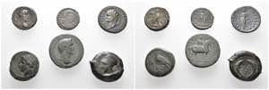 LOTS  Verschiedene antike Münzen:AE-26 mm ... 