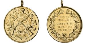DÜREN, STADT   Goldmedaille 1910 (333 fein; ... 