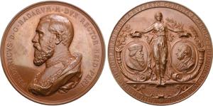 HEIDELBERG, STADT   Bronzemedaillon 1886 ... 