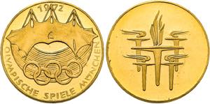 MÜNCHEN, STADT   Goldmedaille 1972 (986 ... 