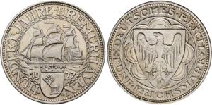 WEIMARER REPUBLIK   Berlin.5 Reichsmark 1927 ... 
