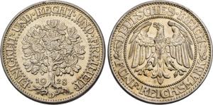 WEIMARER REPUBLIK   München.5 Reichsmark ... 