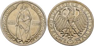 WEIMARER REPUBLIK   Berlin.3 Reichsmark 1928 ... 
