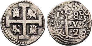 PERU   Felipe V. 1700-1746, Lima.8 Escudos ... 