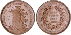 DRESDEN, STADT   Bronzemedaille 1886 (Lauer) ... 
