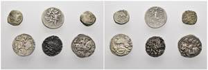 LOTS  Griechische Silbermünzen:Drachme des ... 