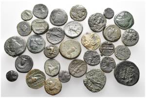 LOTS  Griechische Bronzemünzen:U.a. Abdera, ... 