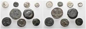 LOTS  Verschiedene antike Münzen:Drachme ... 