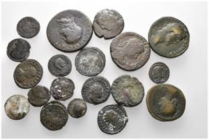 LOTS  Verschiedene antike Münzen:U.a. ... 