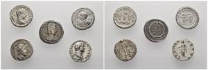 LOTS  Römische Silbermünzen:Denare: ... 