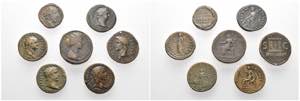 LOTS  Römische Bronzemünzen:Sesterz, ... 