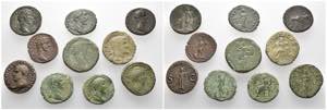 LOTS  Römische Bronzemünzen:Sesterzen, ... 
