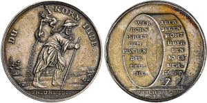 SCHLESIEN   Kornjuden-Medaille 1694 ... 