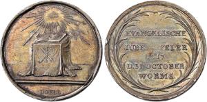 WORMS, FREIE REICHSSTADT   Medaille 1817 ... 