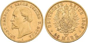 REICHSGOLDMÜNZEN, SACHSEN-COBURG-GOTHA, ... 