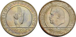 WEIMARER REPUBLIK   3 Reichsmark 1929 A ... 