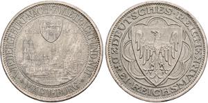 WEIMARER REPUBLIK   Berlin.3 Reichsmark 1931 ... 
