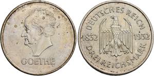 WEIMARER REPUBLIK   3 Reichsmark 1932 A, D, ... 