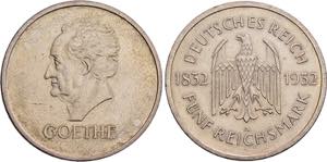 WEIMARER REPUBLIK   Berlin.5 Reichsmark 1932 ... 