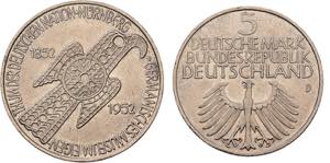 BUNDESREPUBLIK DEUTSCHLAND   5 Deutsche Mark ... 